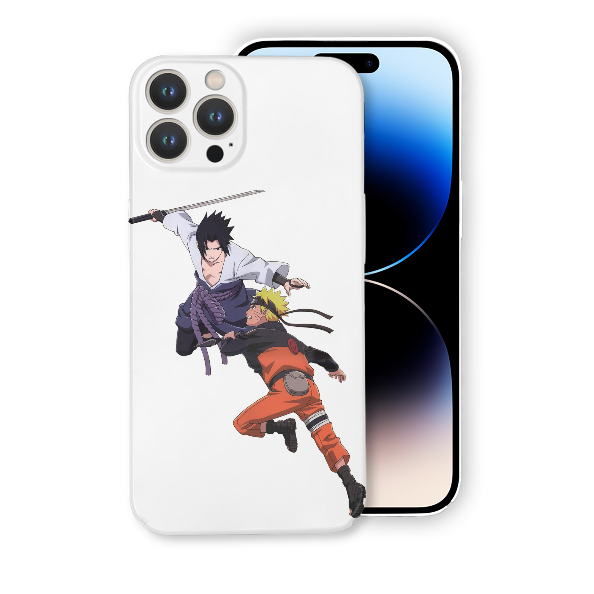 （画像用） NARUTO -ナルト- うちは サスケ Uchiha Sasuke 【iPhone 14シリーズ対応】ハードケース
